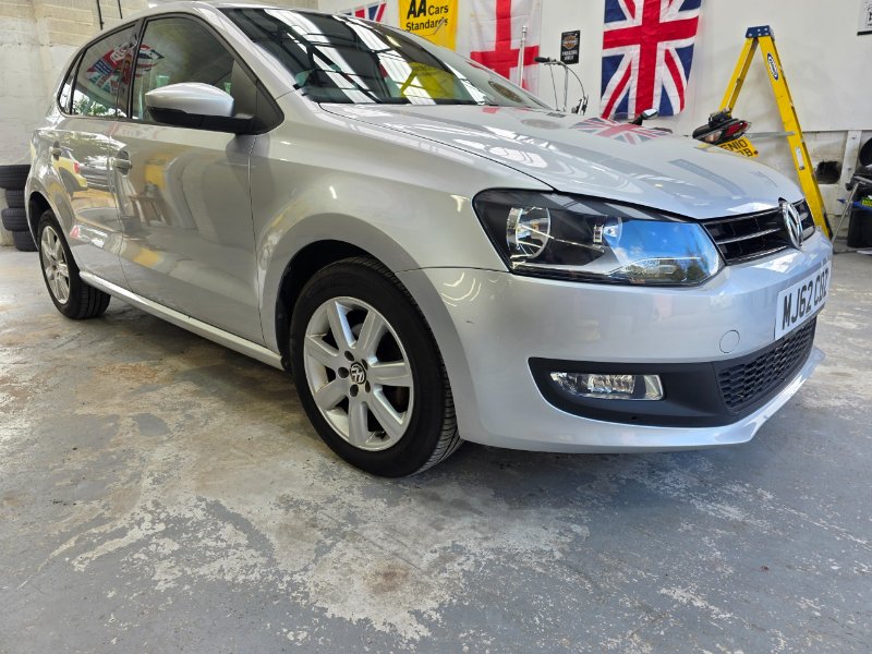 Silver 2012 Volkswagen Polo 1.4 Match Hatchback 5dr Petrol DSG Euro 5 85 ps in Faringdon